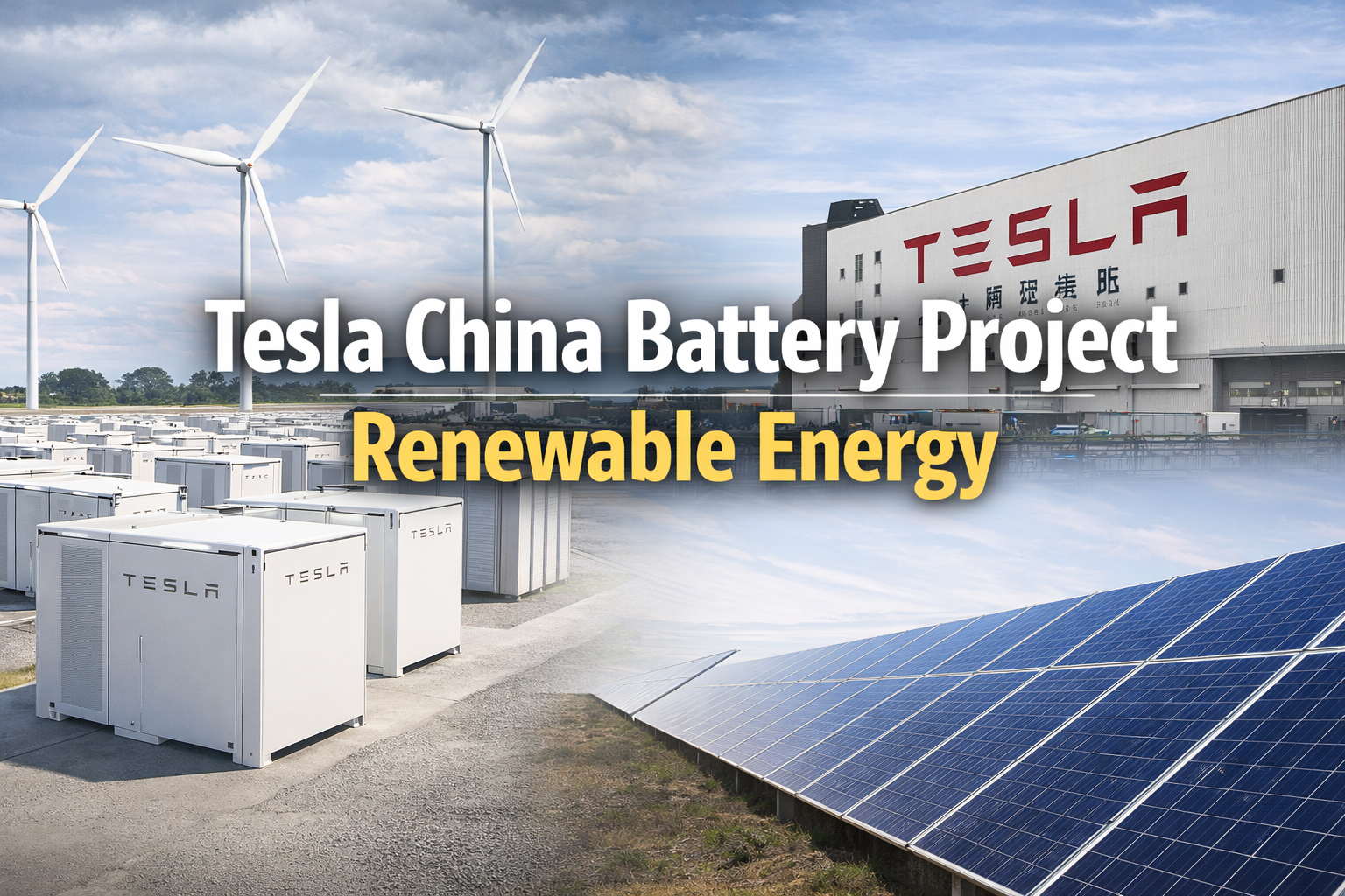 Tesla China Battery Project Renewable Energy: Transforming the Future of Clean Power